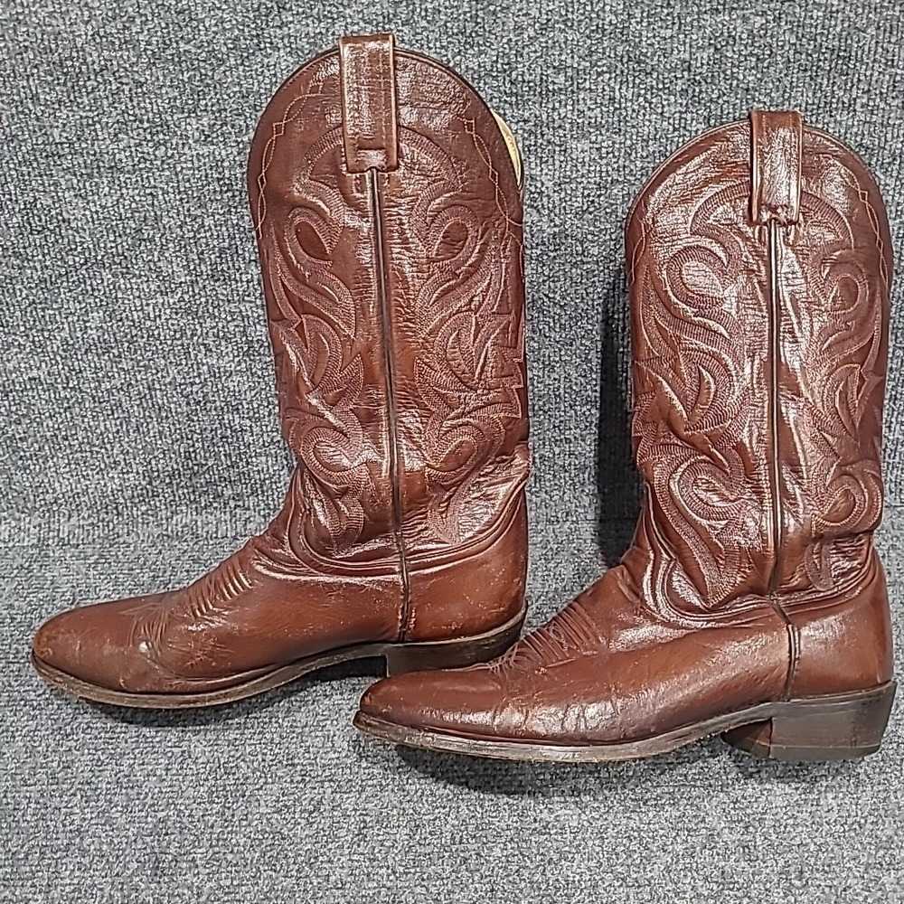 Dan Post Milwaukee Western Boot Brown‎ Mens size 8.5 D